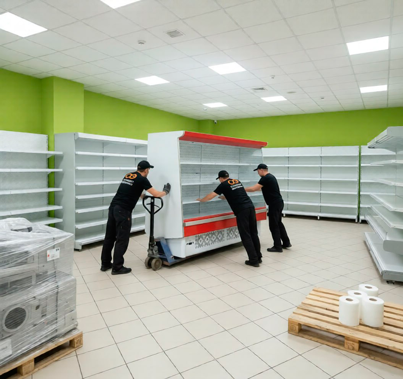 Переезд магазина в Верещагино